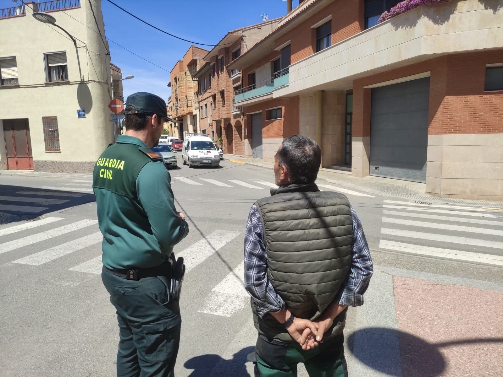 Agente de la Guardia Civil de Binéfar. Foto: Guardia Civil