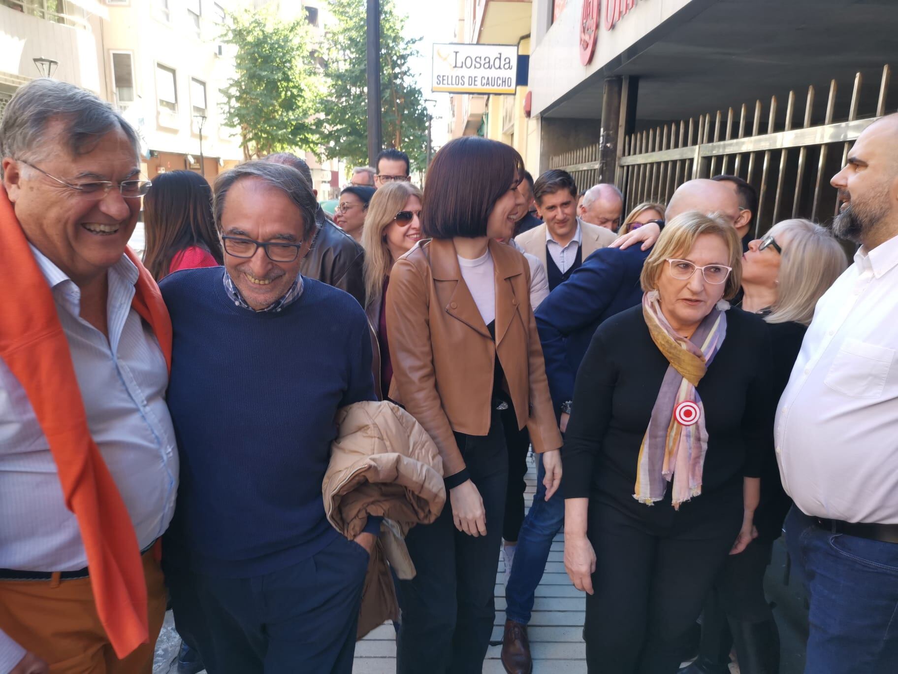 Ángel Franco y Diana Morant en un acto en Alicante