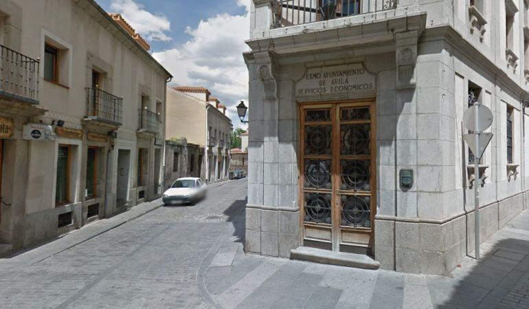 Sede de los Servicios Económicos del Ayuntamiento de Ávila, en la plaza de Zurraquín