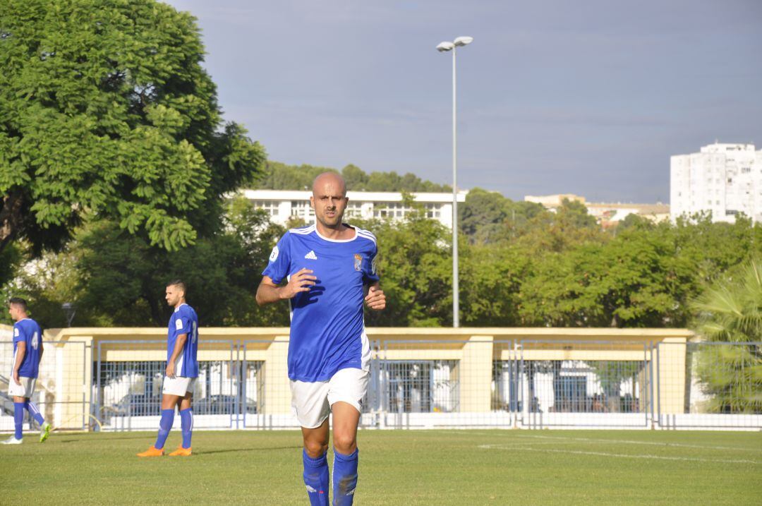 Dani Jurado durante un partido en La Juventud