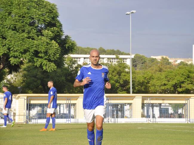 Dani Jurado durante un partido en La Juventud