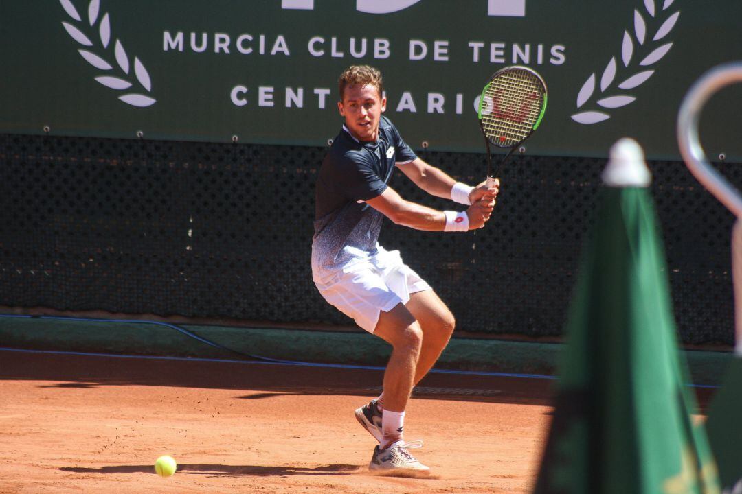 Roberto Carballés durante el Murcia Open