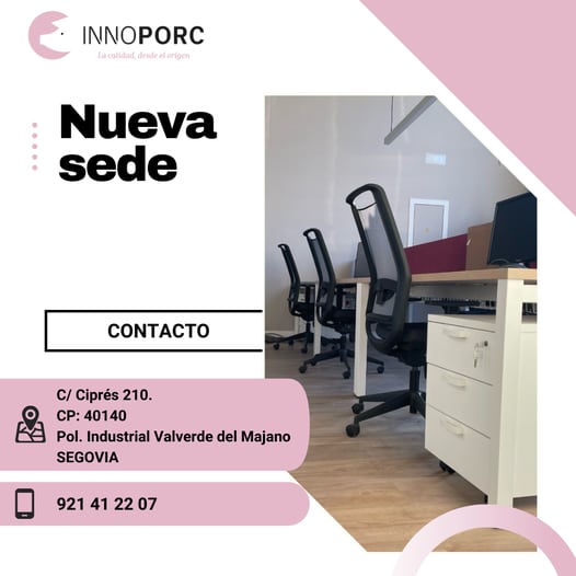 Las oficinas de Innoporc se trasladan al Polígono de Valverde del Majano