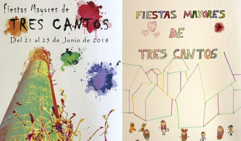 Carteles ganadores para ilustrar las Fiestas Mayores 2018 