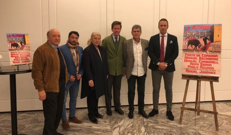 Acto de presentación del festival taurino que se celebrará en La Algaba el próximo 1 de mayo