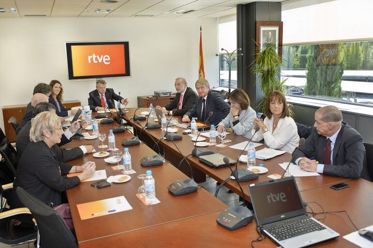 Consejo de Administración de RTVE presidido por Jose Antonio Sánchez