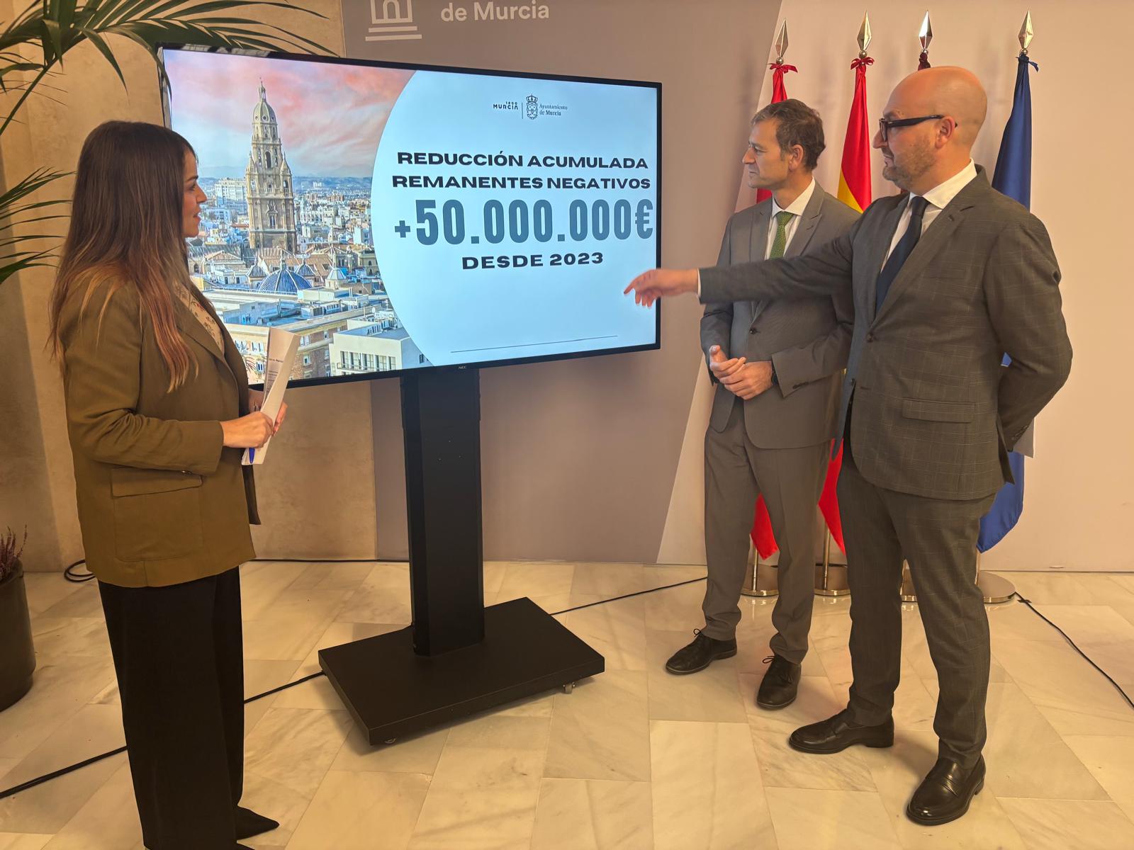 El Ayuntamiento de Murcia reduce su deuda