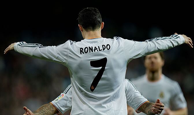 Cristiano Ronaldo celebra un gol con el Real Madrid