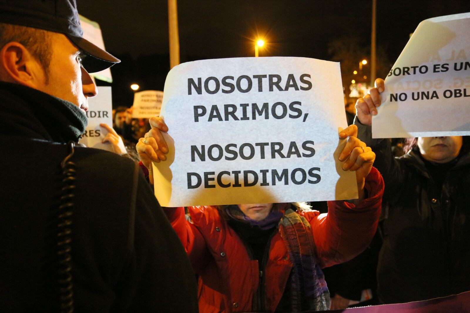 Manifestación a favor del aborto en Valladolid