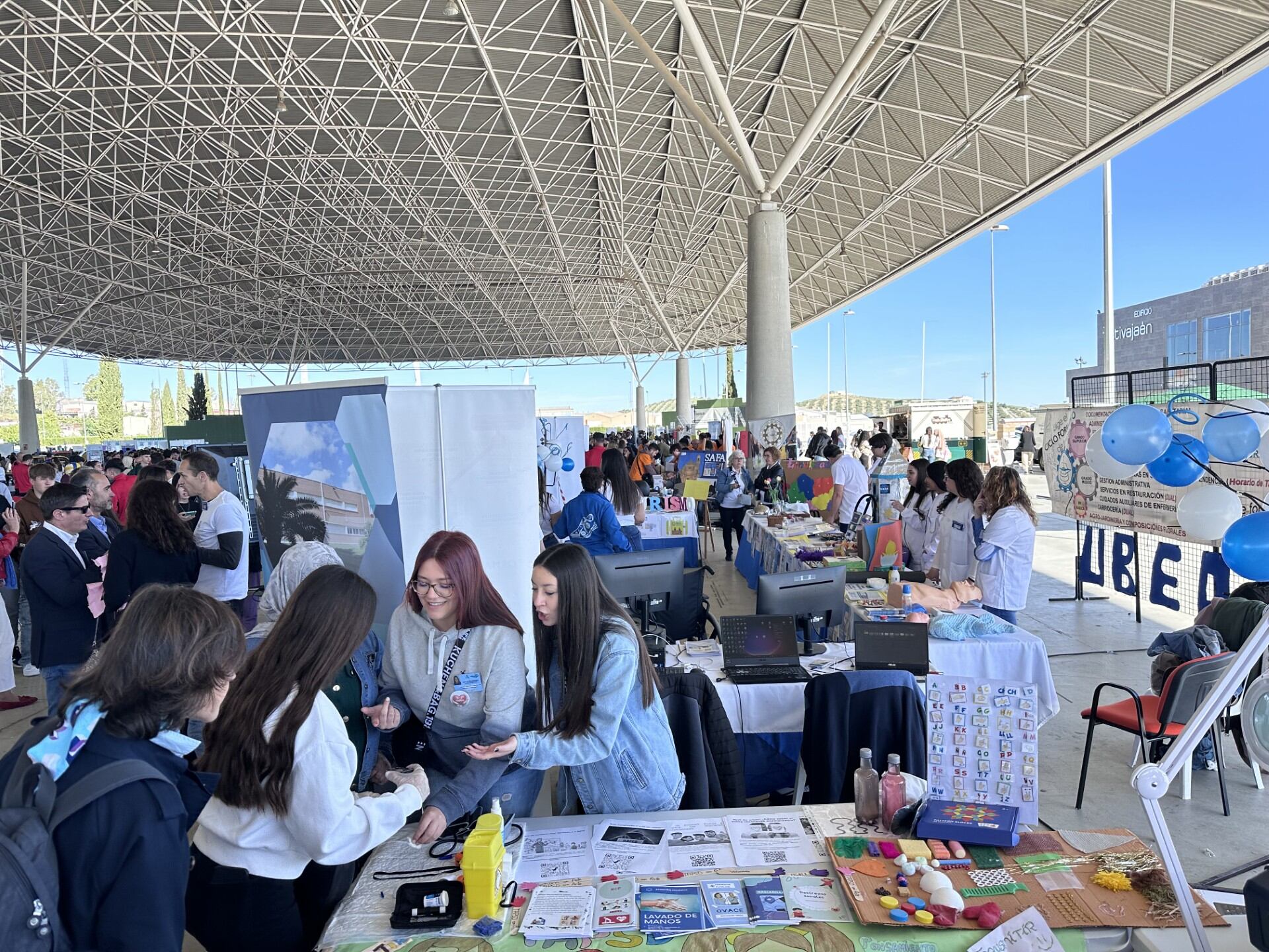La I Feria Provincial de Formación Profesional de Jaén.