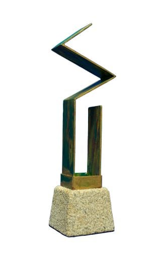 Estatuilla del premio SERenidade, obra del escultor Luis Loureiro