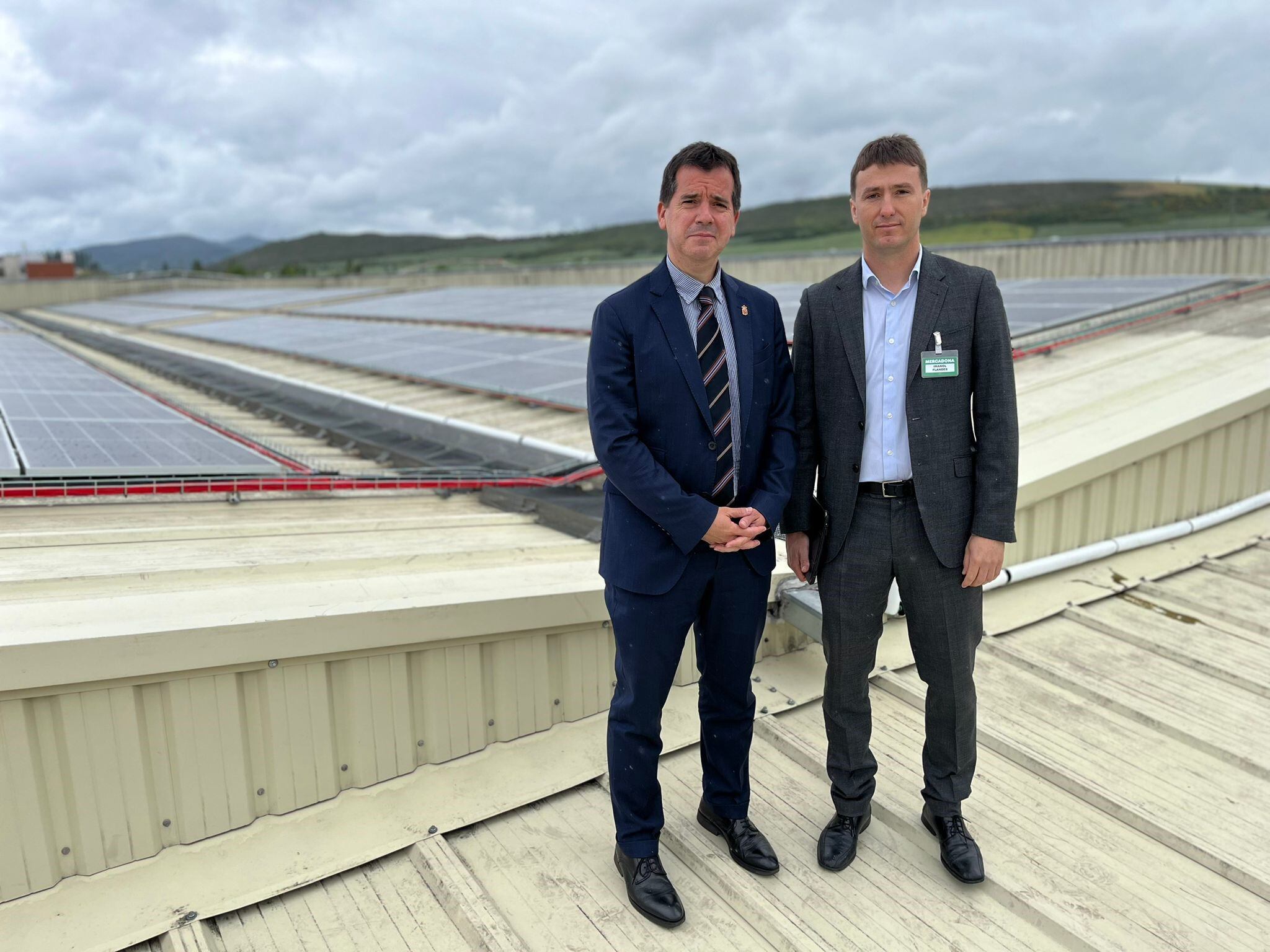 Mercadona cumple 10 años en Navarra con la instalación de placas solares en tres supermercados