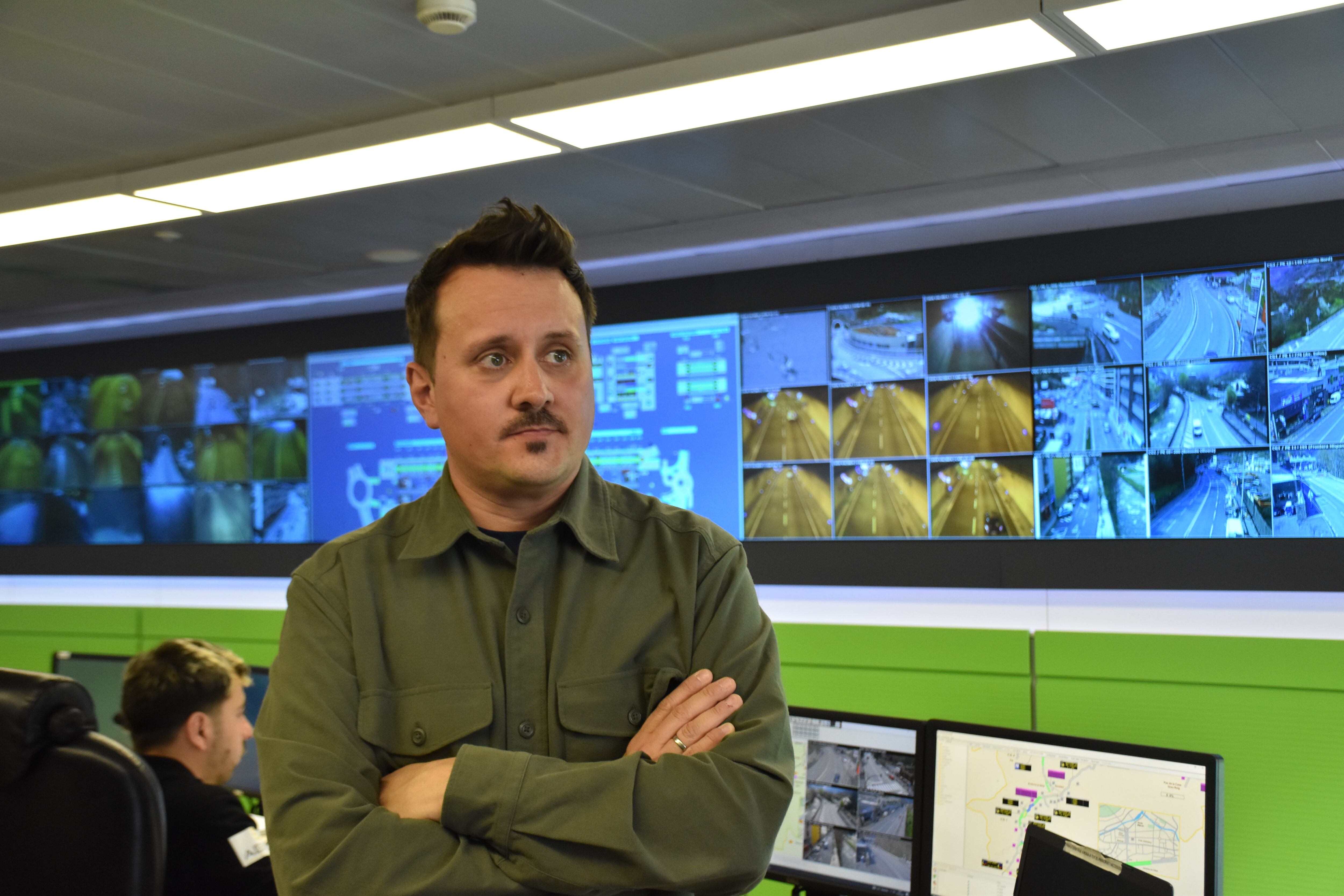 El cap d’àrea de Mobilitat, Daniel Boneta, durant la presentació del dispositiu especial per Setmana Santa.