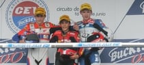 Marc Márquez, en su primera victoria en el Campeonato de España, el 17 de junio de 2007 en el circuito de Jerez.