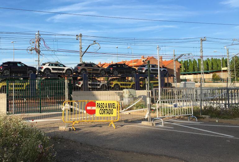 Paso a nivel de Los Tres Pasos cortado