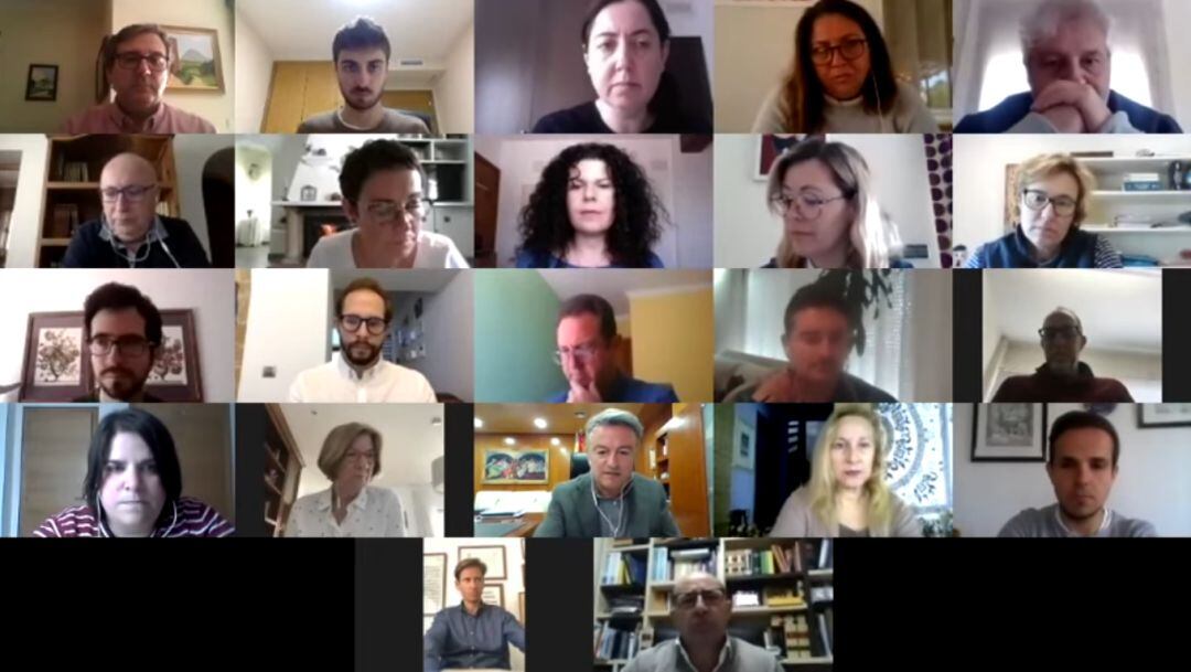 Primer pleno telemático del Ayuntamiento de Xàbia.