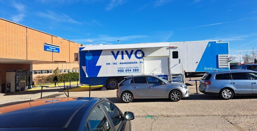 Unidad portátil de radiodiagnóstico ubicada en el Hospital Severo Ochoa de Leganés