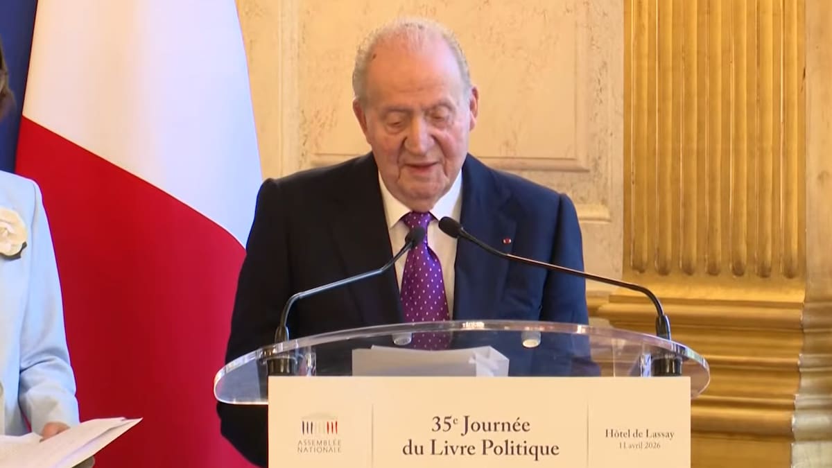 Juan Carlos I defiende en París su papel en la Transición: "España se ha transformado en todos los ámbitos durante mi reinado"