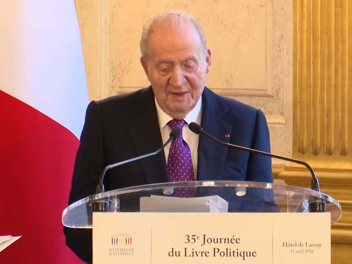 Juan Carlos I defiende en París su papel en la Transición: "España se ha transformado en todos los ámbitos durante mi reinado"