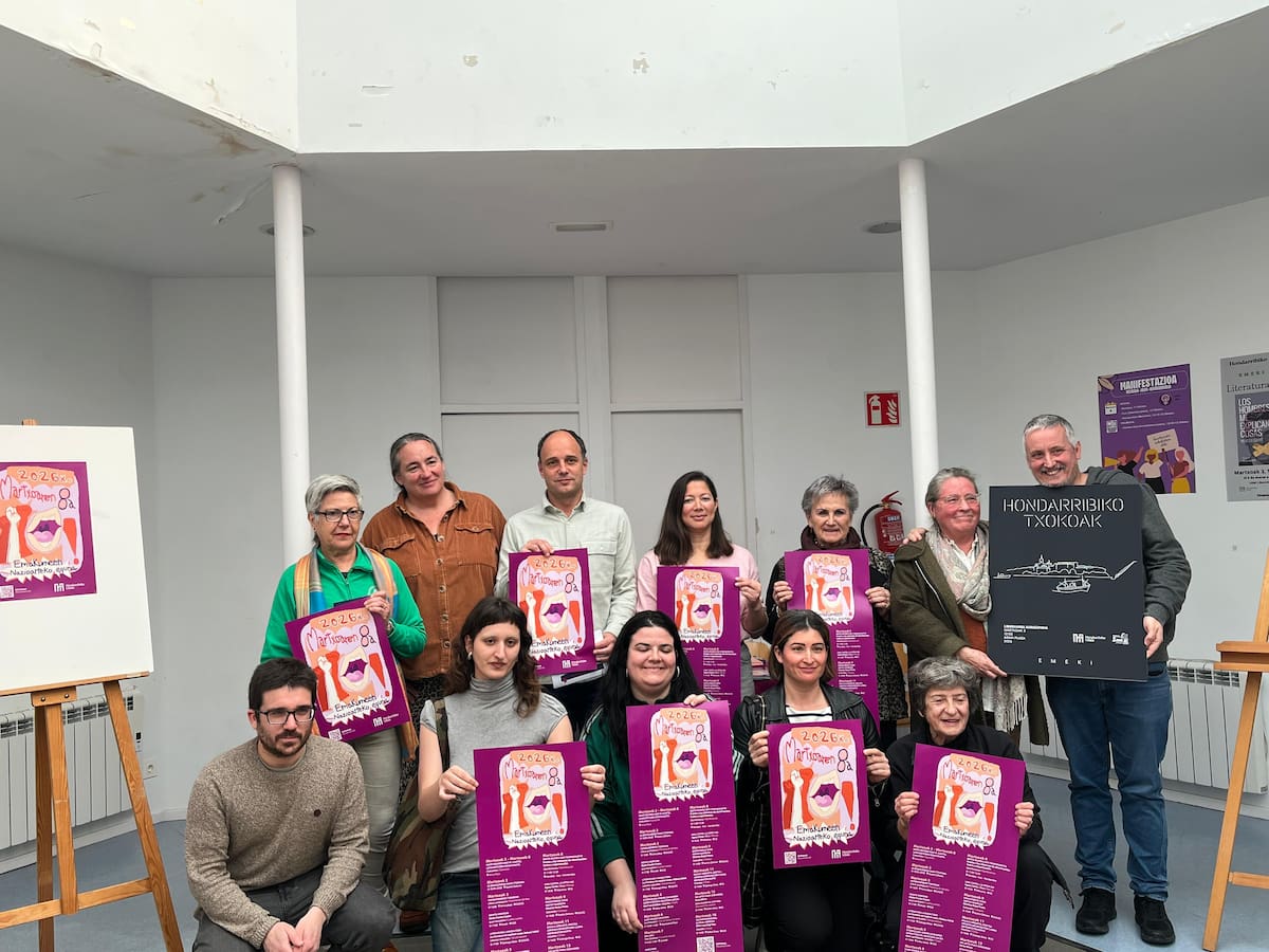 Hondarribia presenta un amplio programa por el 8M con cultura, deporte y reivindicación feminista