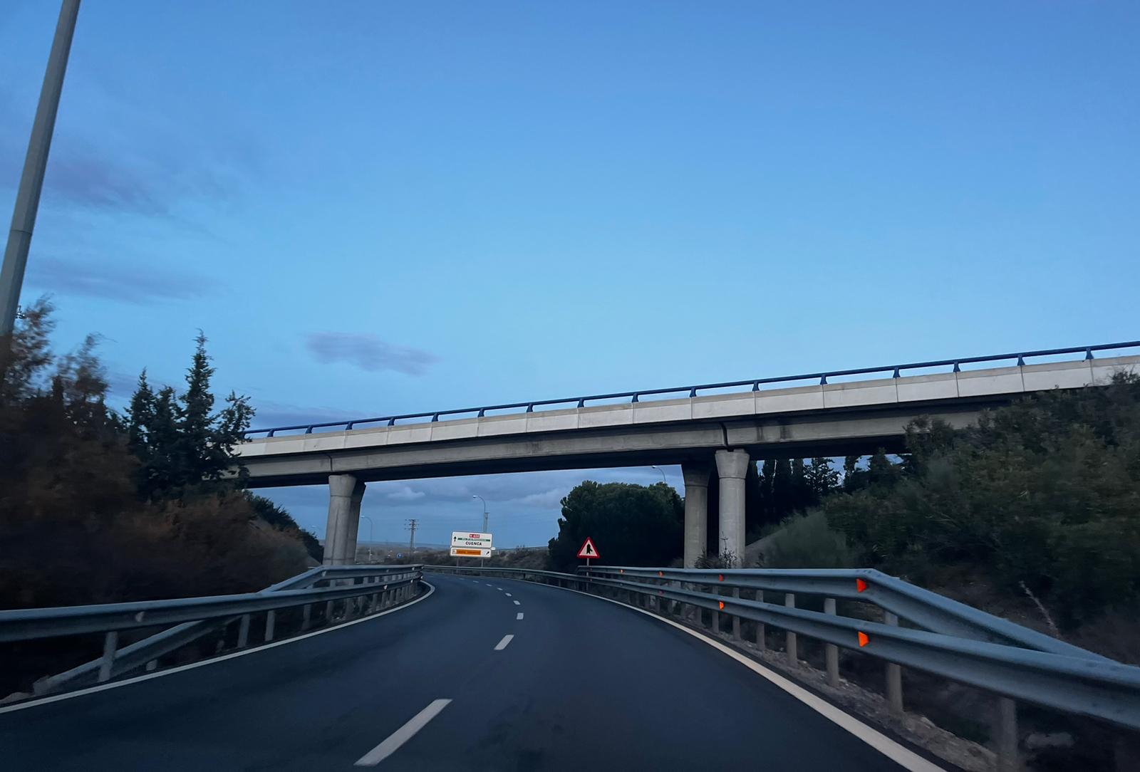 Imagen de archivo del doble carril en el ramal entre la A-42 y la carretera de acceso al barrio toledano del Polígono