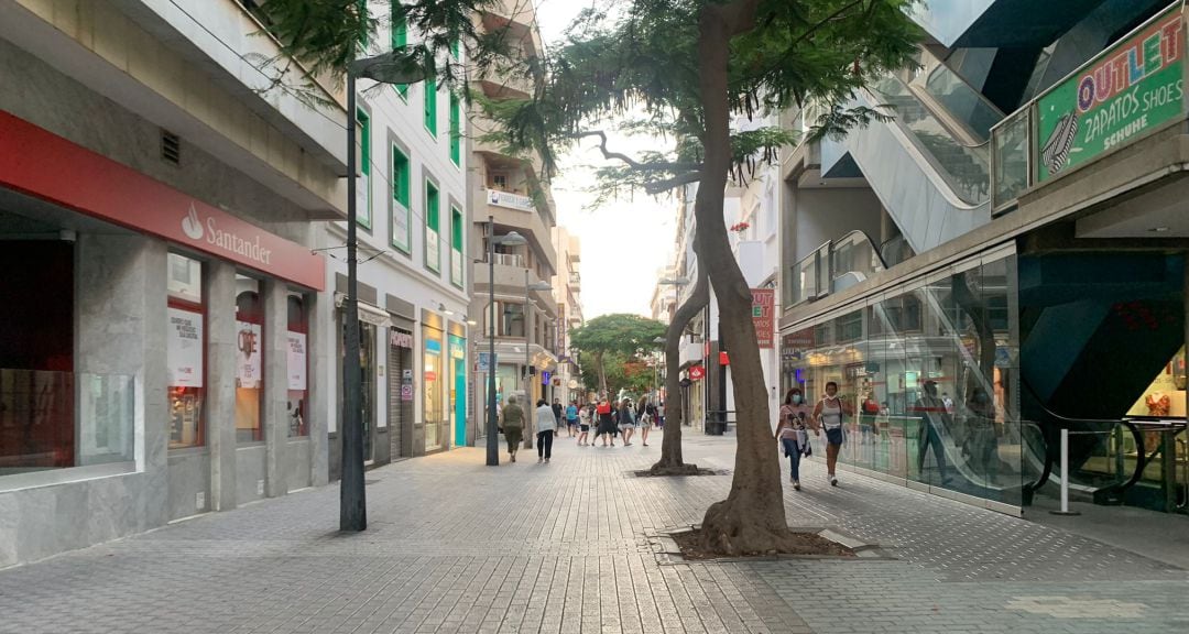 Imagen de archivo de la Calle Real en Arrecife.