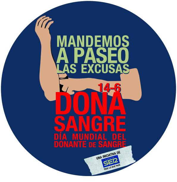El 14 de junio se celebra el día del donante de sangre. La CADENA SER organiza esta campaña para que todos donemos sangre