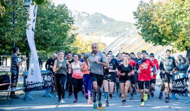 Miguel Bauzá en plena carrera