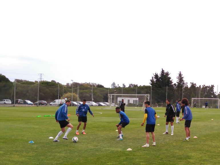 Entrenamiento del Cádiz