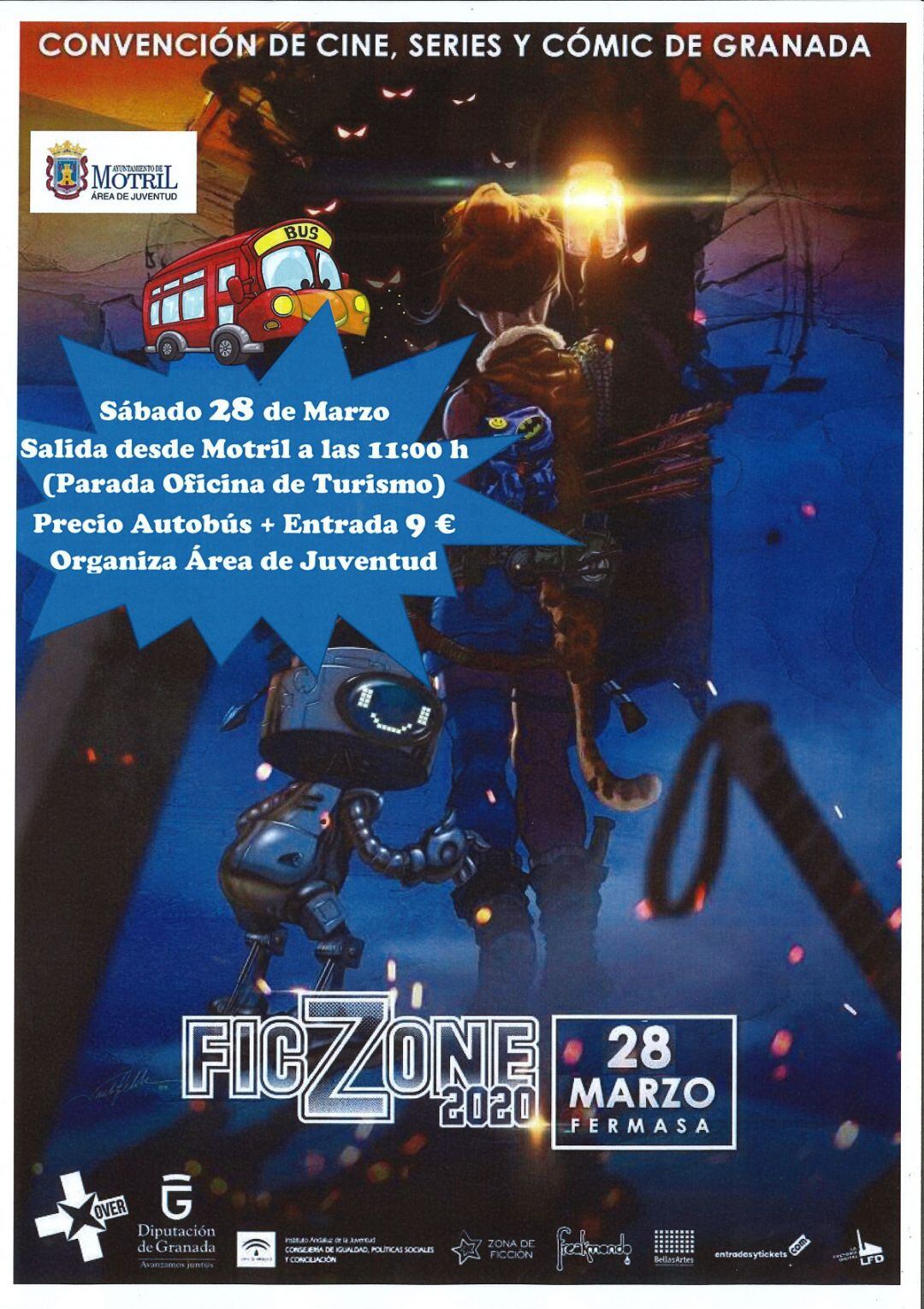 Cartel anunciador del FicZone 2020