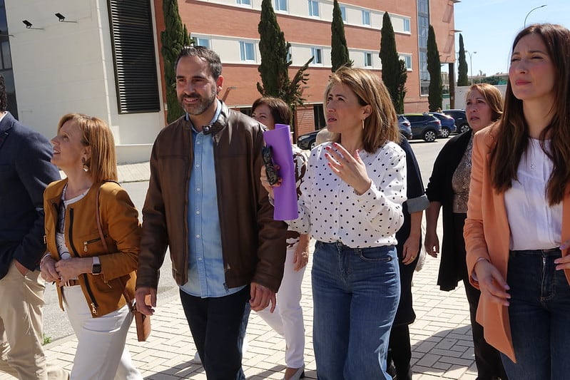 Daniel Pérez y Raquel Sánchez este domingo en Málaga