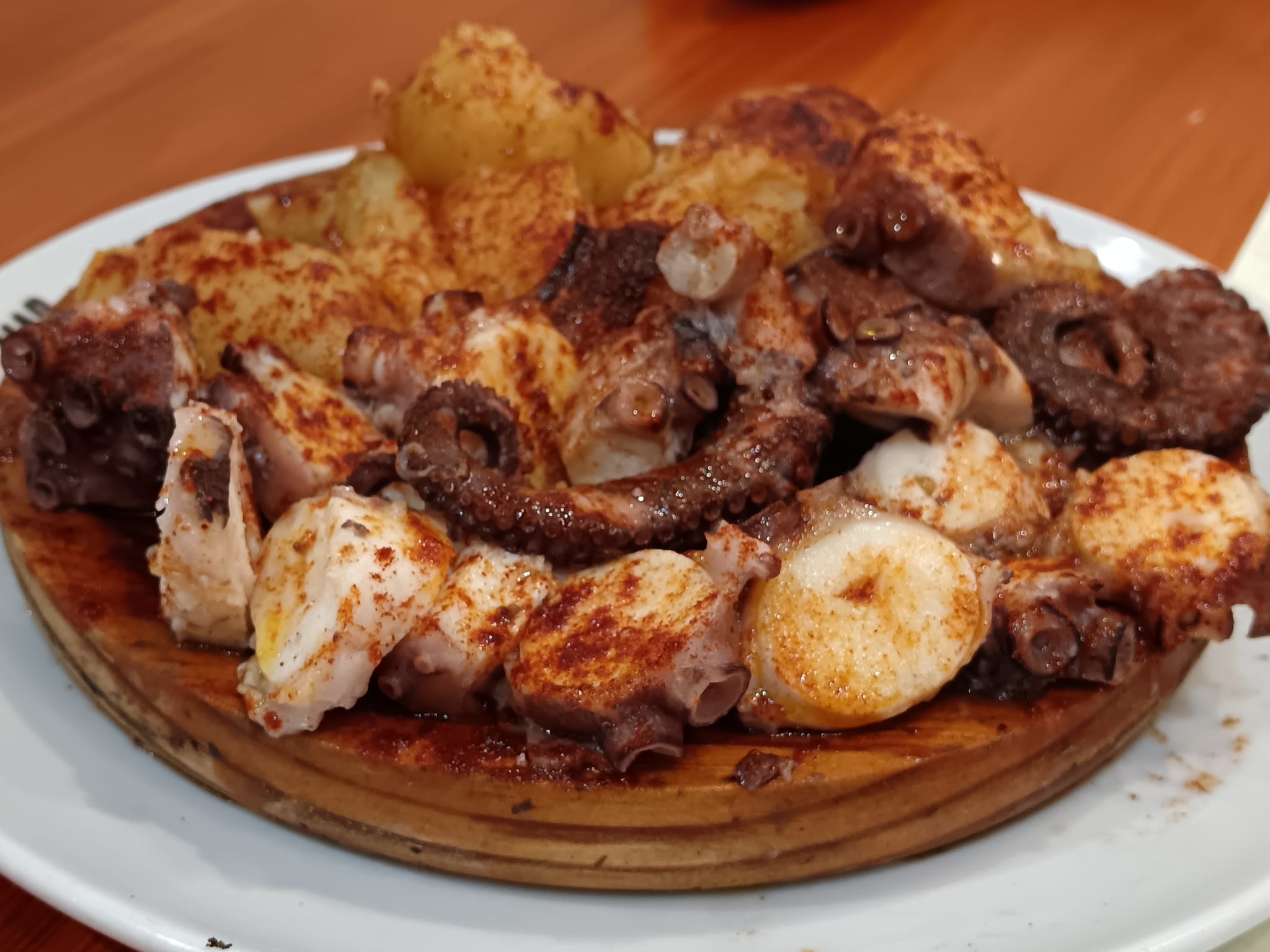 Pulpo a feira de Pulpería con Alma