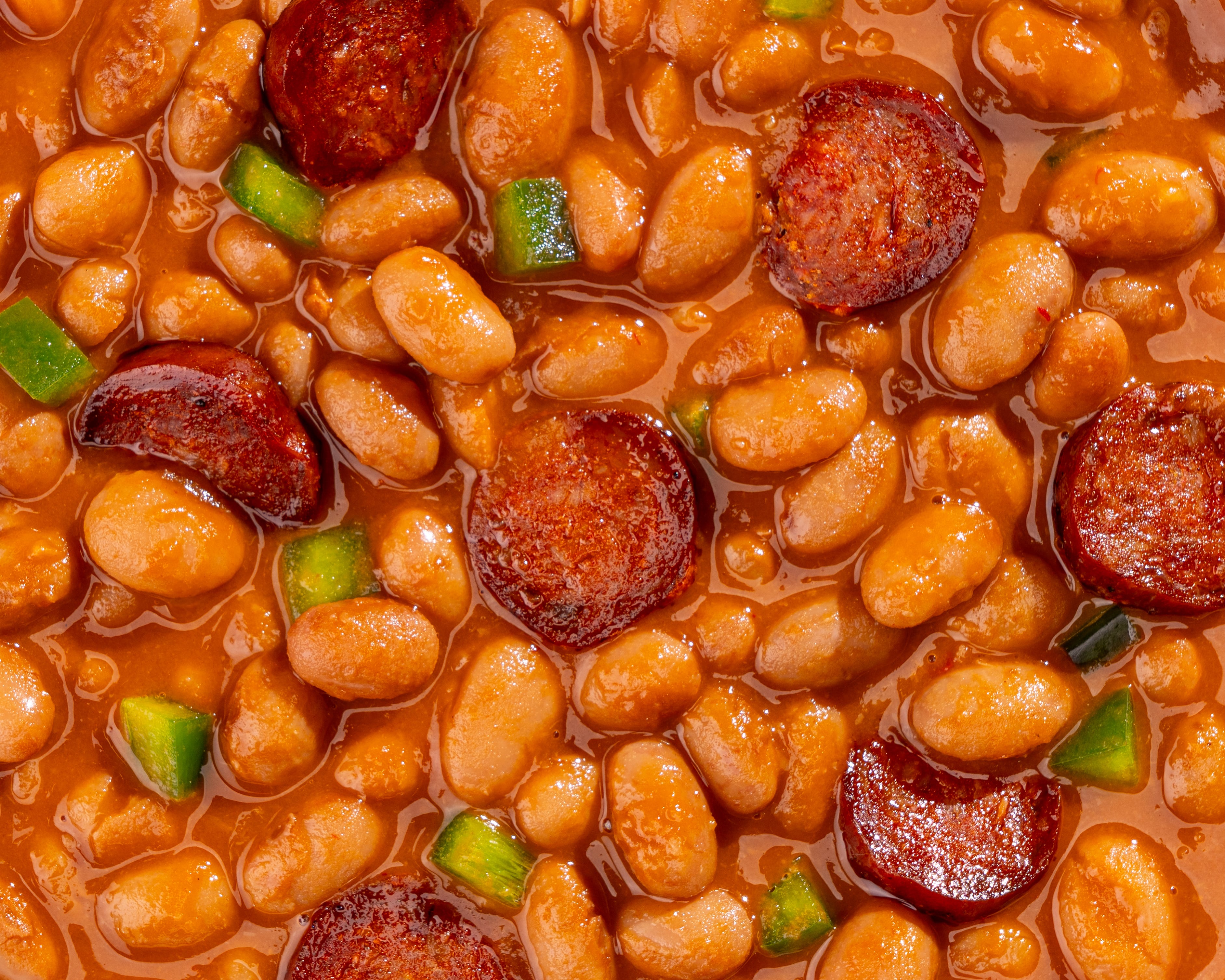 Guiso de alubia pinta.