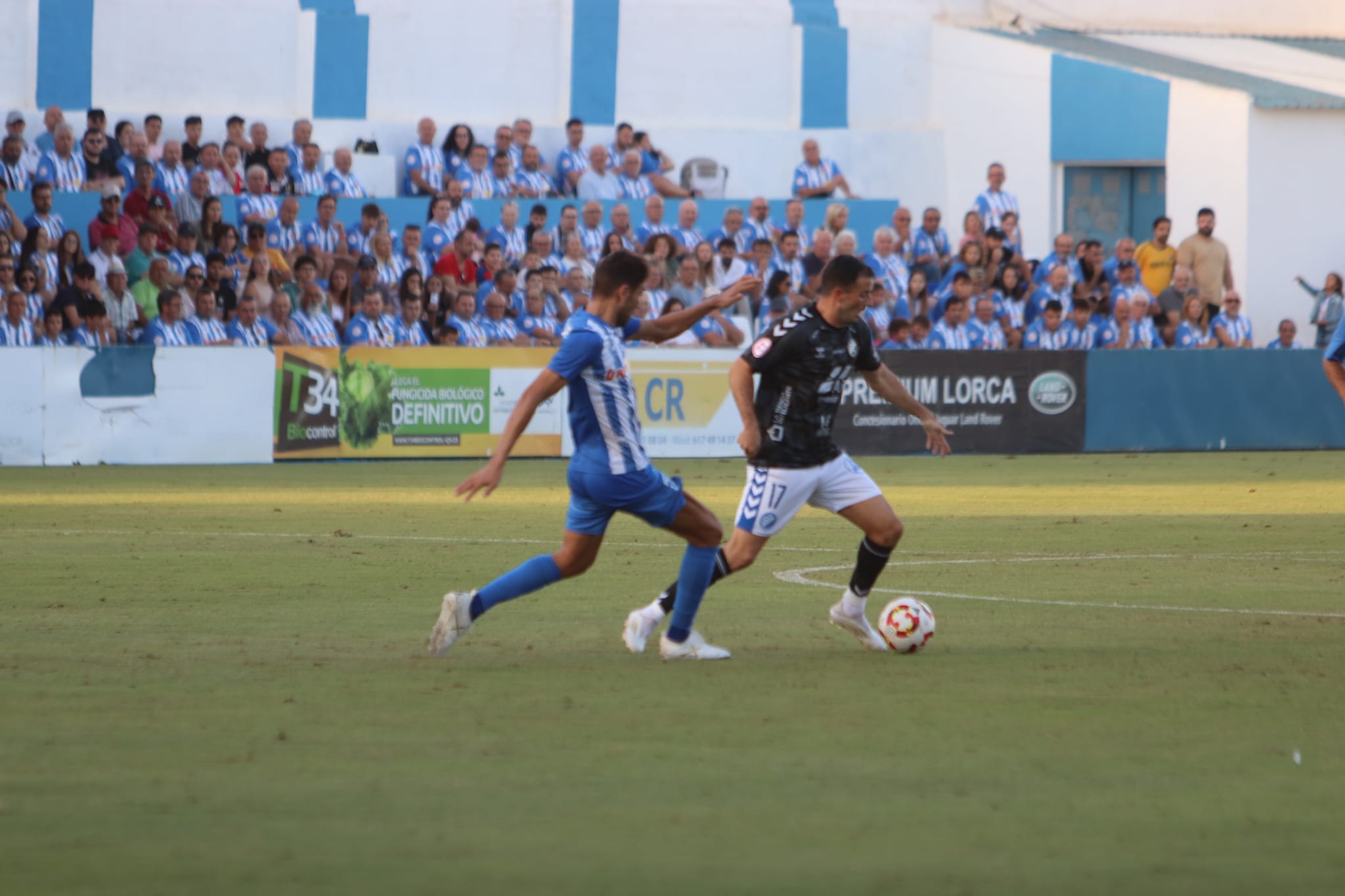 Imagen del partido ante el Águilas