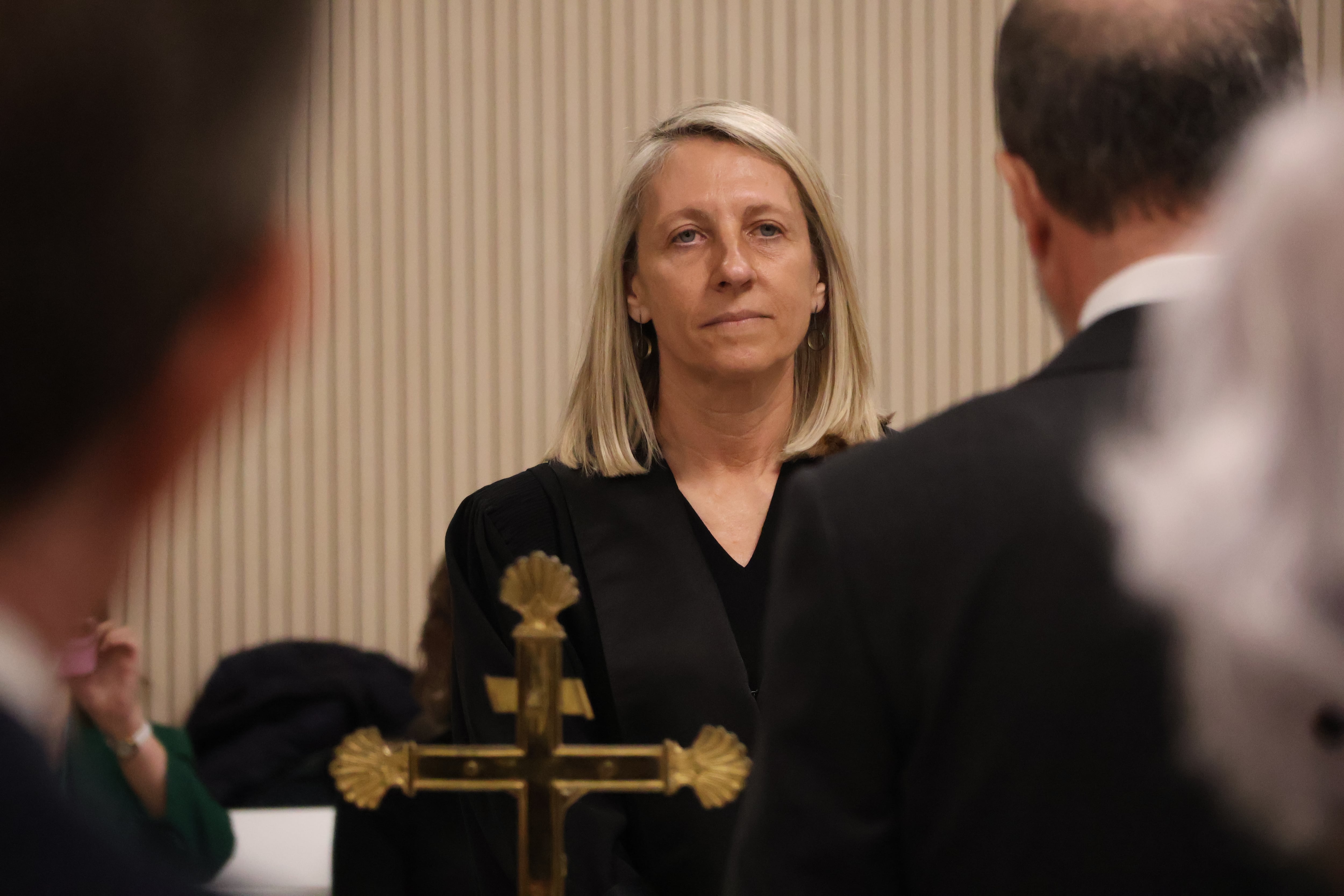 La jurista Míriam De Rosa en la presa de possessió com a nova magistrada del Tribunal de Corts.