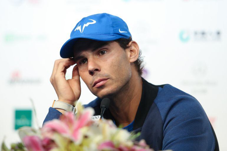 Nadal responde a los medios en Pekín
