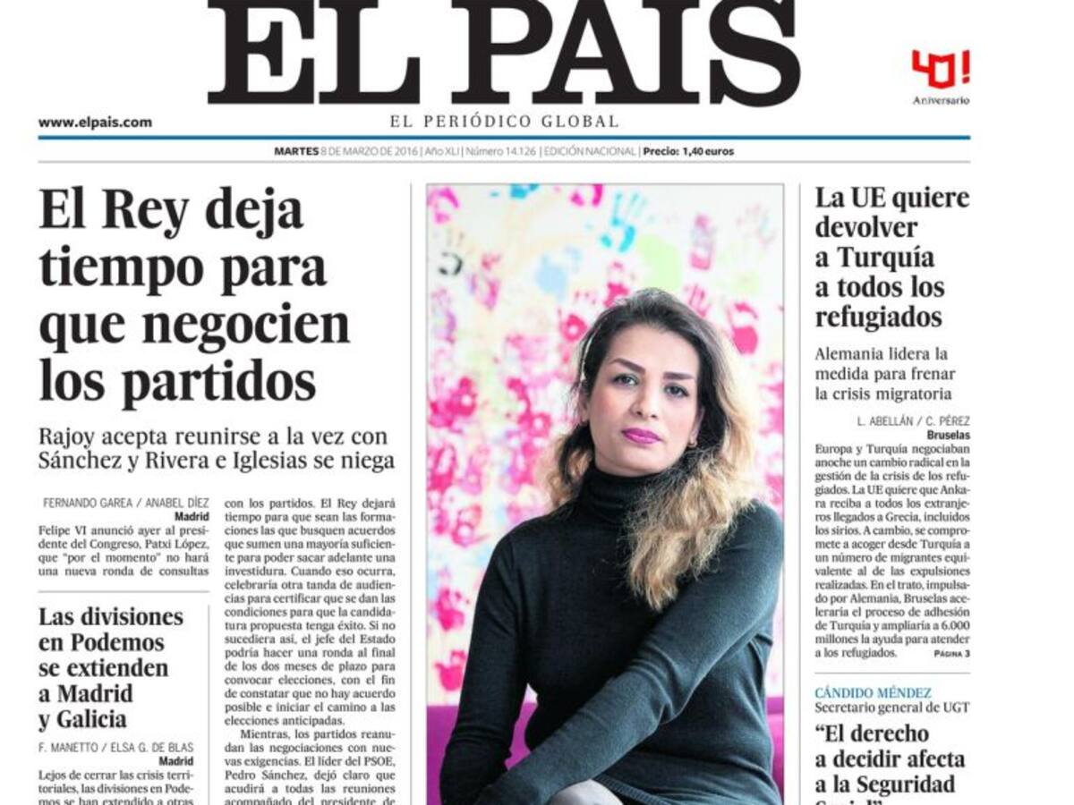 Portadas periódicos 8 de marzo de 2016