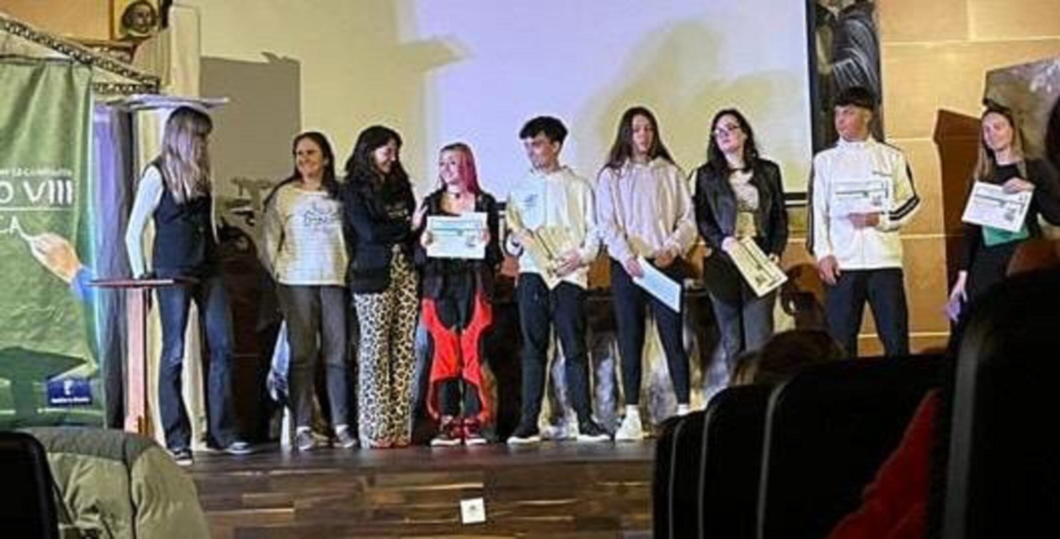 Acto de entrega de premios.