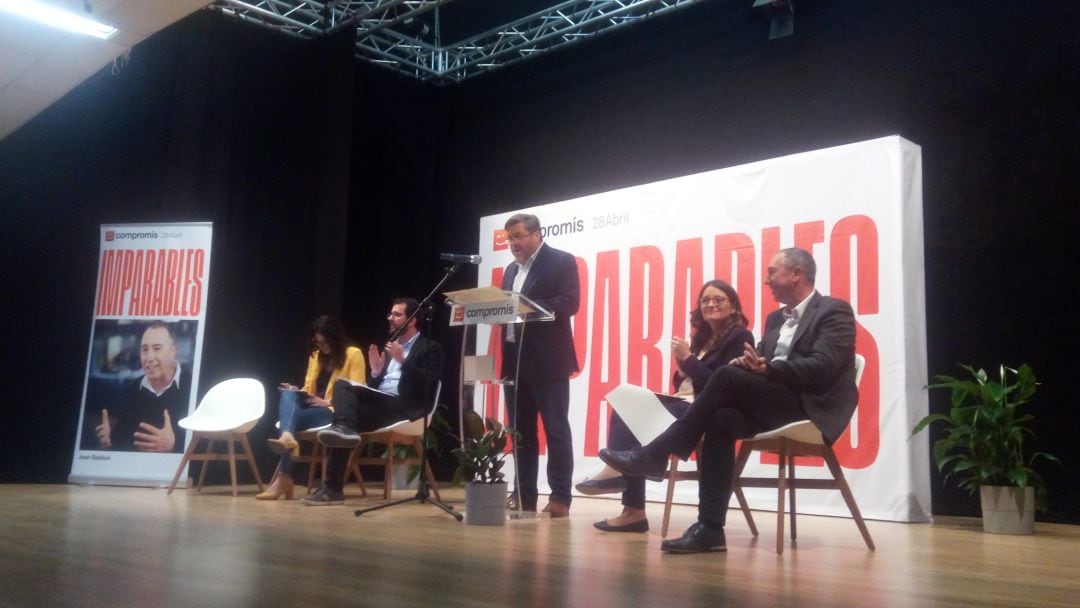 Acto central de Compromís en Dénia. 