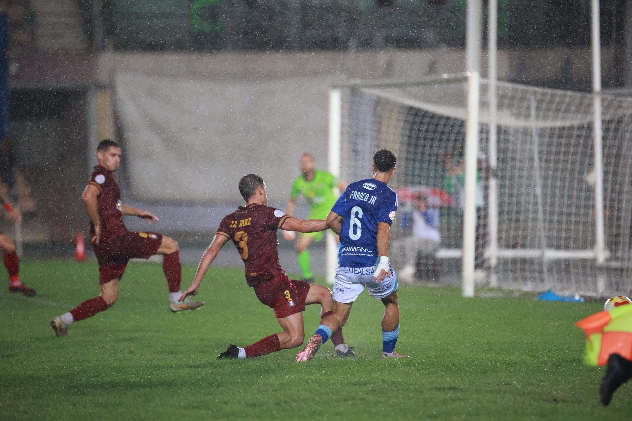 Imagen del partido entre el Xerez CD y el Lorca