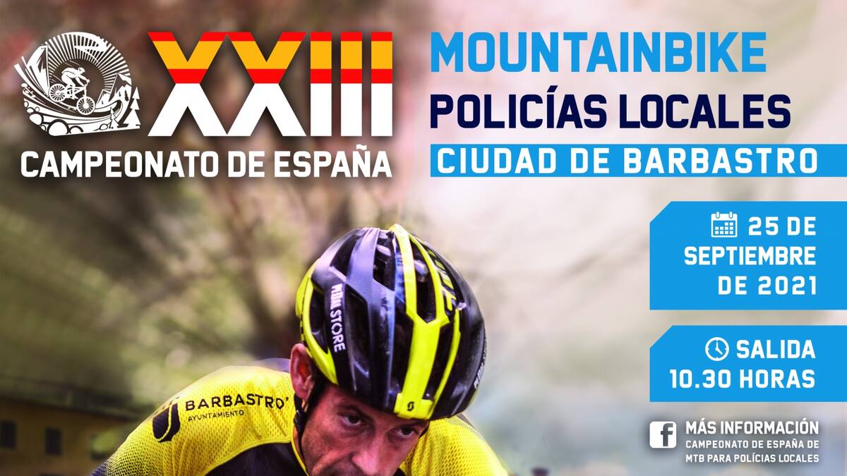 Barbastro acoge el Campeonato de España Mountainbike para Policías Locales
