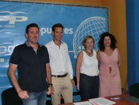 Concejales del PP de Xàbia.