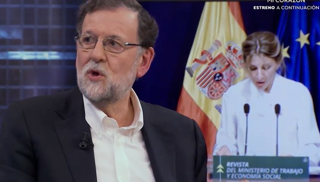 Mariano Rajoy habla sobre Yolanda Díaz.