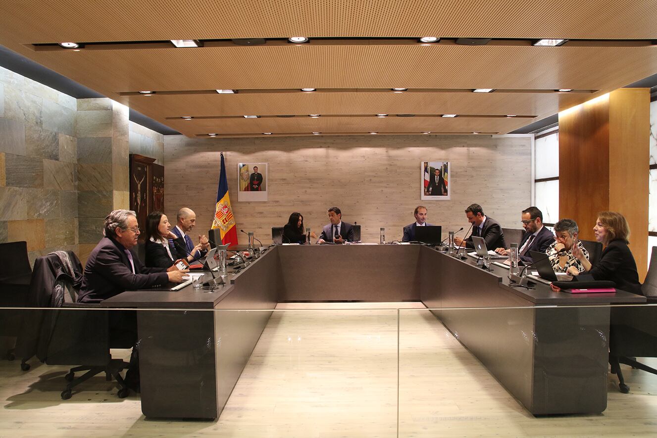 Sessió del consell de comú d&#039;Ordino