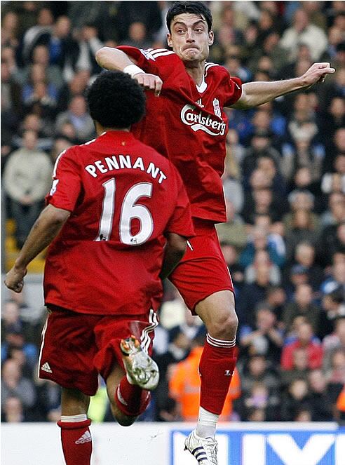 Albert Riera ha marcado su primer gol en la Premier con el Liverpool