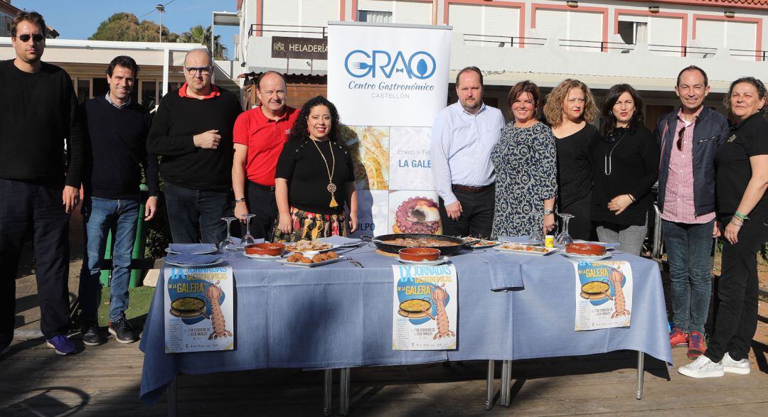 Presentación jornadas gastronómicas de la galera en el Grao