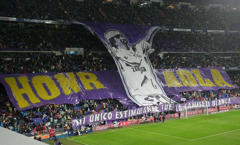 Homenaje a Juanito en el Bernabéu 