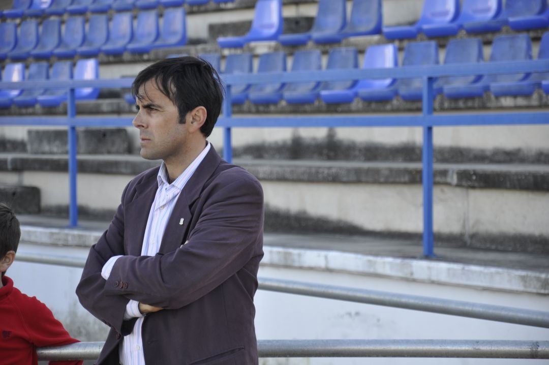 Pedro Garrido durante un partido en La Juventud