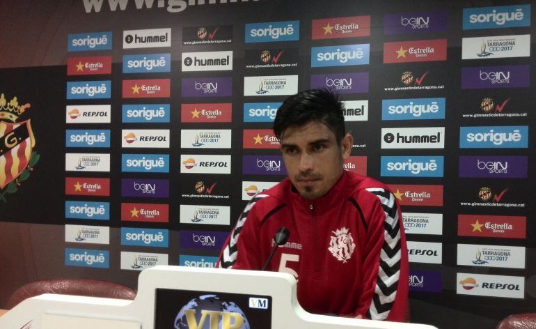 Xisco Campos durant la roda de premsa d'aquest dimecres.