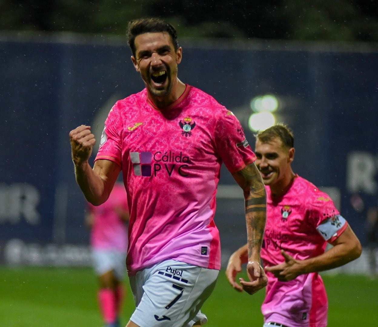 Gonzalo Di Renzo celebra tras anotar el 0-2